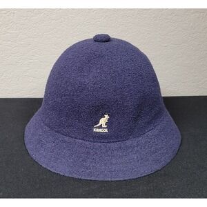Kangol Bermuda Casual Bucket Hat Blue Unisex Adult Size Large
